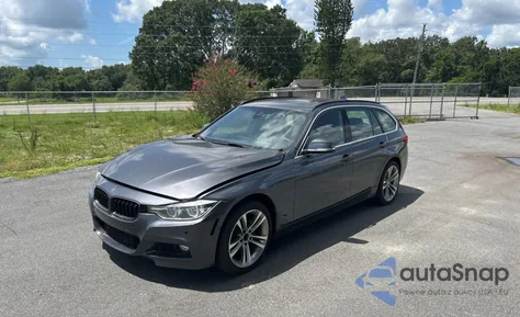 2017 BMW 330 Xi из США, поврежденный, VIN WBA8K3C38HA022948